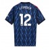 Arsenal Jurrien Timber #12 Bortedrakt 2025-26 Korte ermer